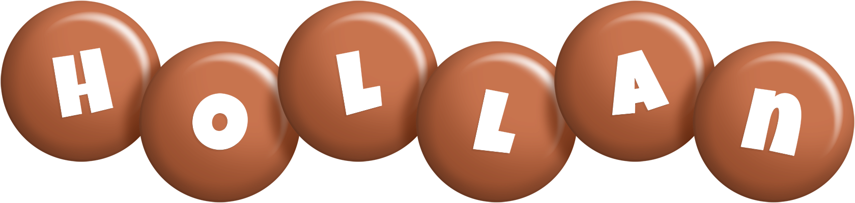 Hollan candy-brown logo