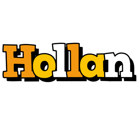 Hollan cartoon logo