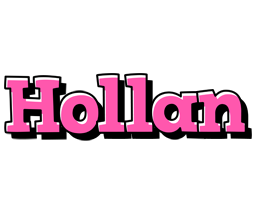 Hollan girlish logo