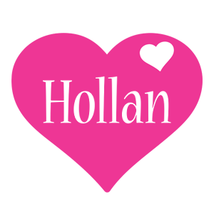 Hollan love-heart logo