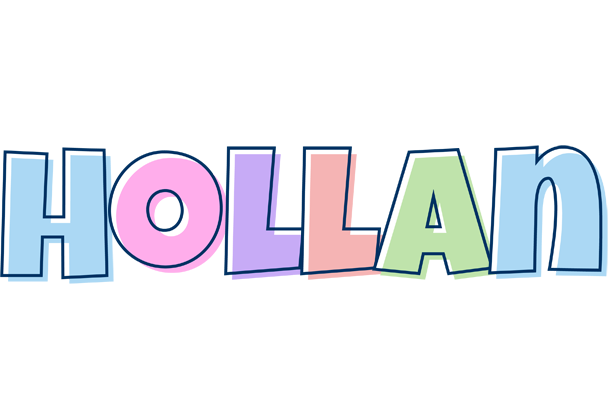 Hollan pastel logo
