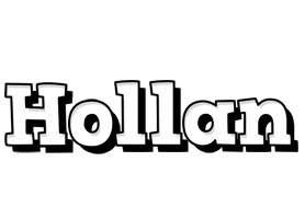 Hollan snowing logo