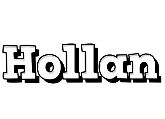 Hollan snowing logo