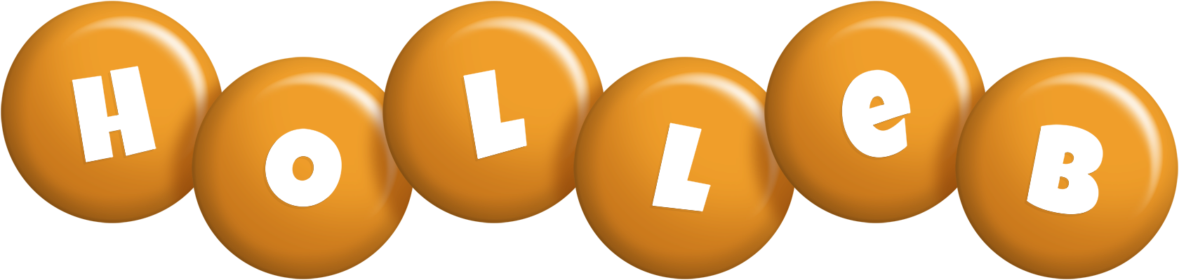 Holleb candy-orange logo