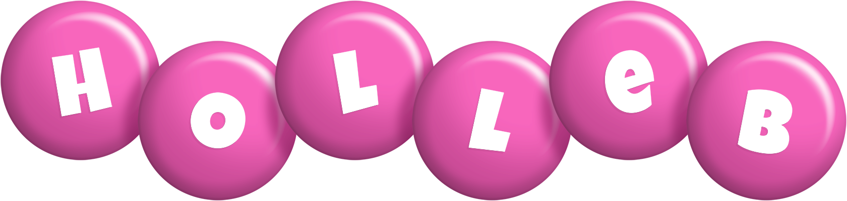 Holleb candy-pink logo
