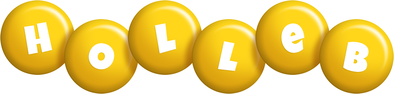 Holleb candy-yellow logo
