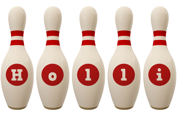 Holli bowling-pin logo