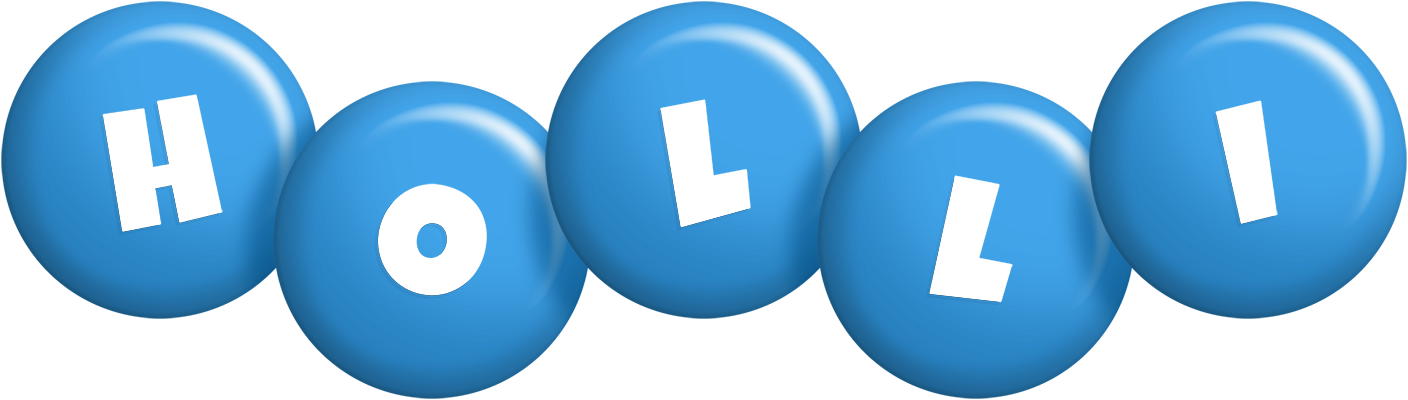 Holli candy-blue logo