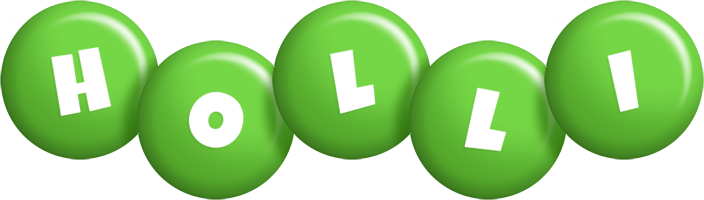 Holli candy-green logo