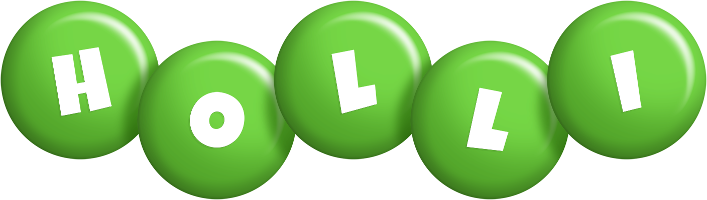 Holli candy-green logo