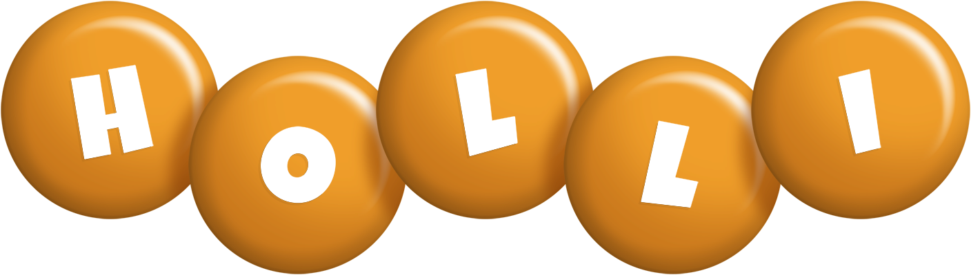 Holli candy-orange logo