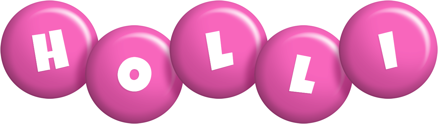 Holli candy-pink logo