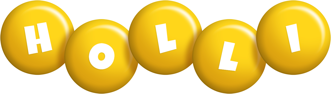Holli candy-yellow logo