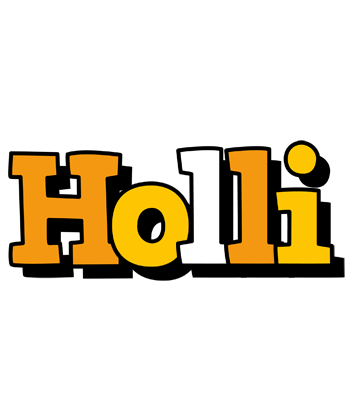 Holli cartoon logo