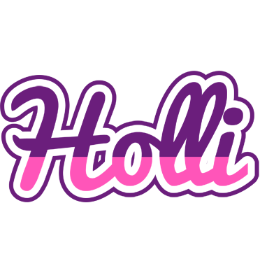 Holli cheerful logo