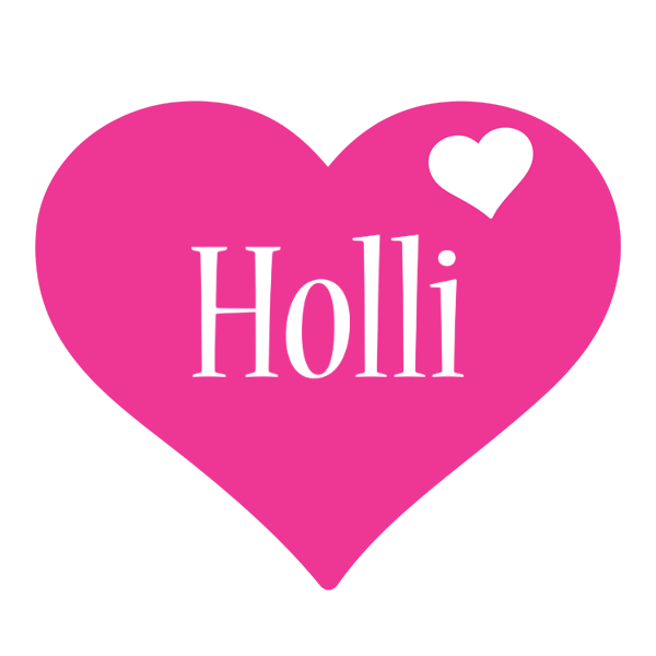 Holli love-heart logo