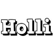 Holli snowing logo