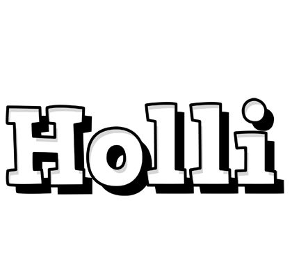 Holli snowing logo