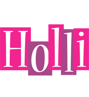 Holli whine logo