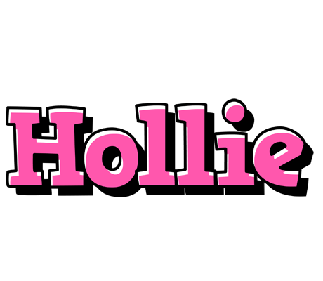Hollie girlish logo