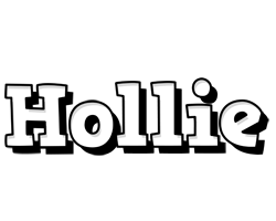 Hollie snowing logo