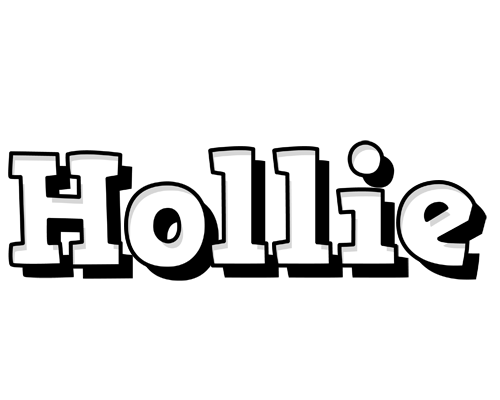 Hollie snowing logo
