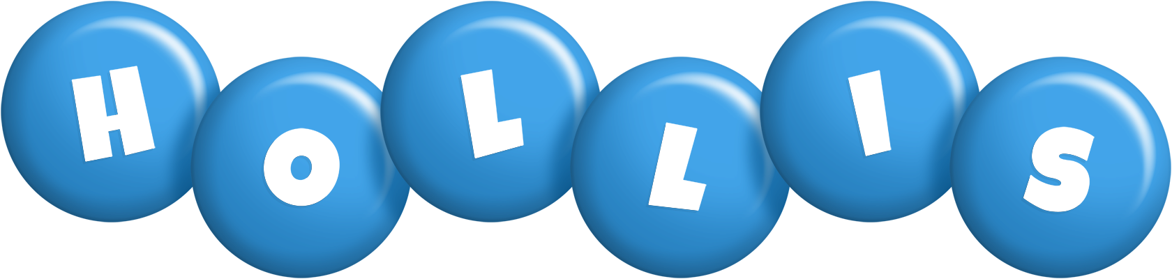Hollis candy-blue logo