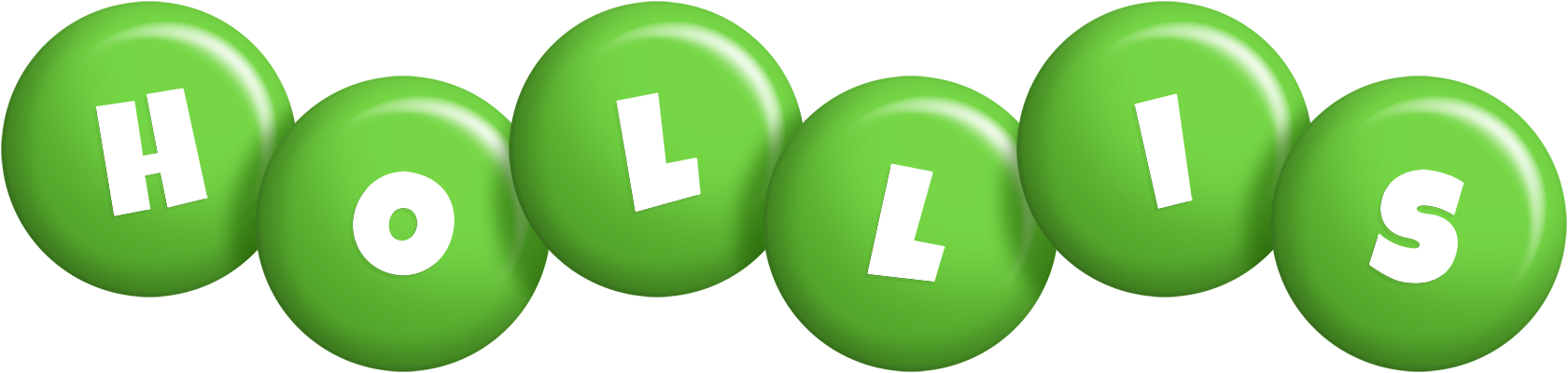 Hollis candy-green logo