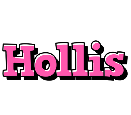Hollis girlish logo
