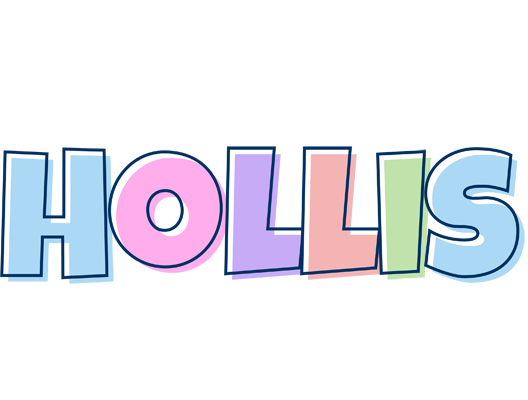 Hollis pastel logo