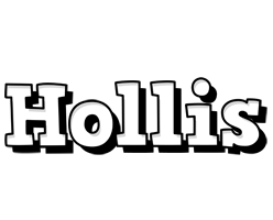 Hollis snowing logo