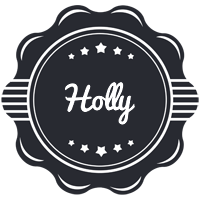 Holly badge logo