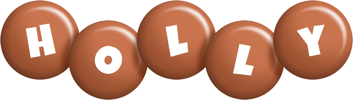 Holly candy-brown logo