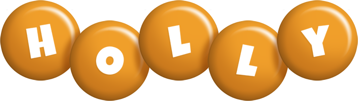 Holly candy-orange logo
