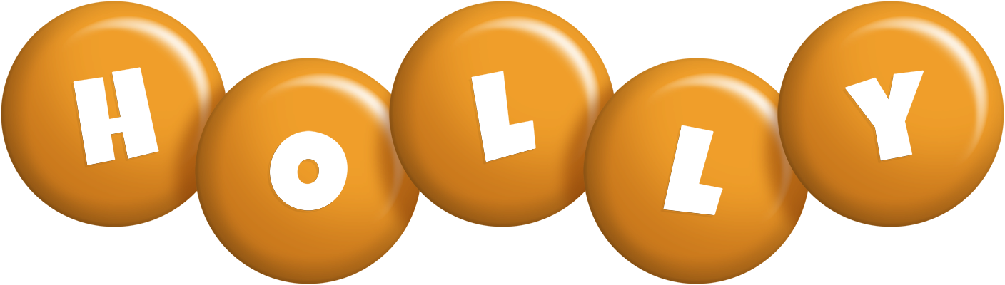 Holly candy-orange logo