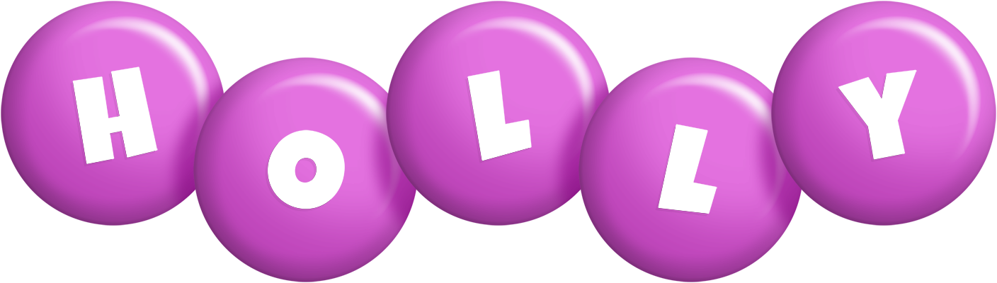 Holly candy-purple logo