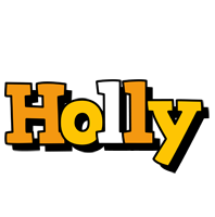 Holly cartoon logo