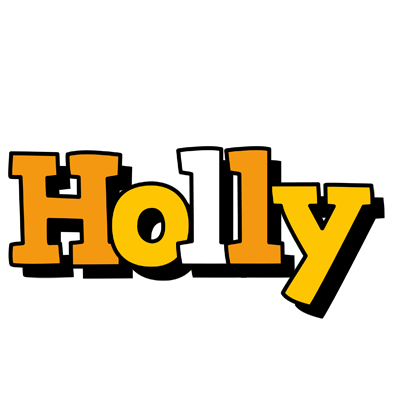 Holly cartoon logo