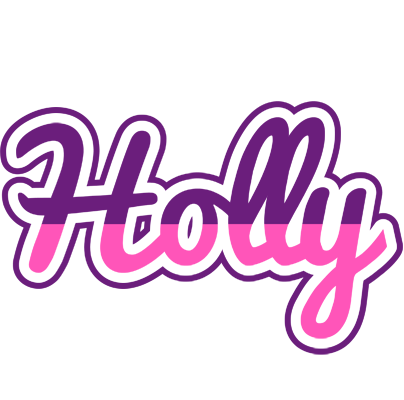 Holly cheerful logo