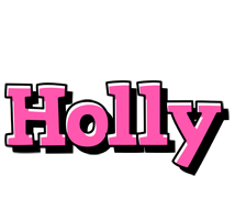 Holly girlish logo