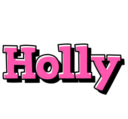 Holly girlish logo