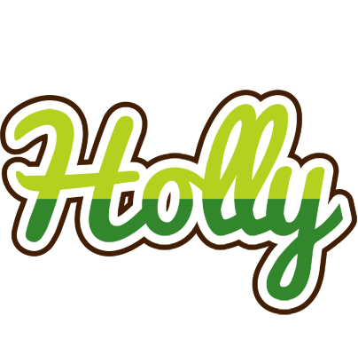 Holly golfing logo