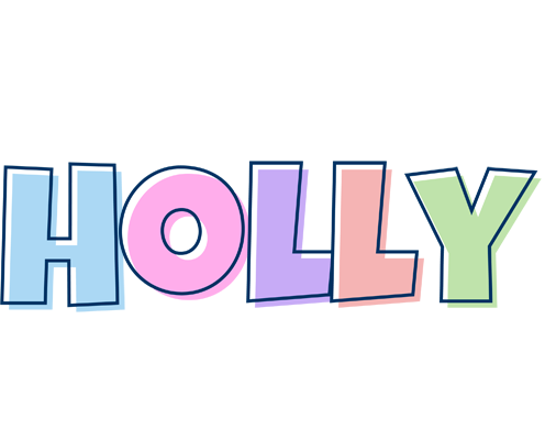 Holly pastel logo