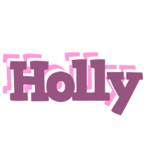 Holly relaxing logo