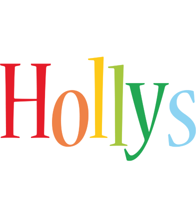 Hollys birthday logo