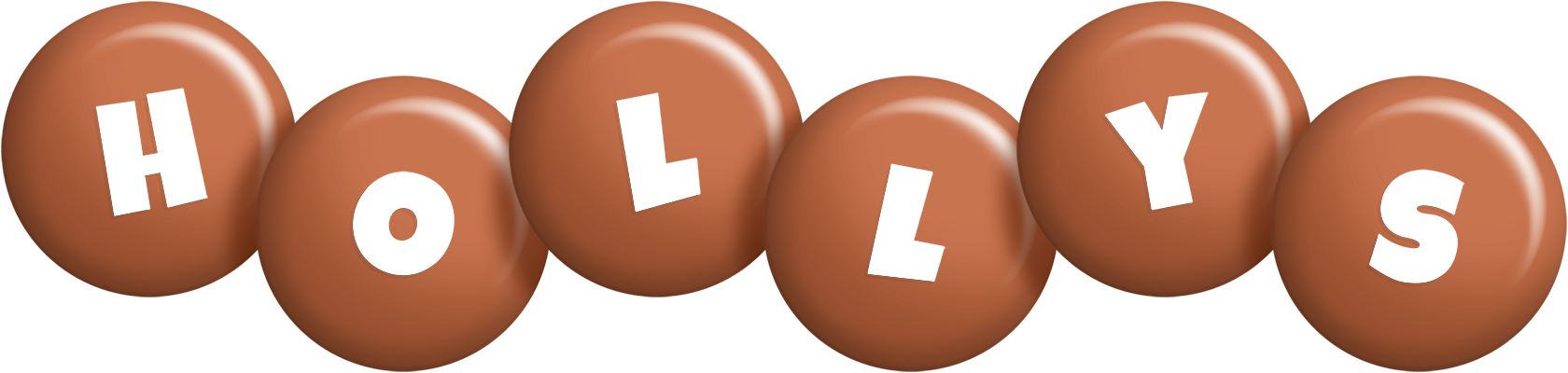 Hollys candy-brown logo