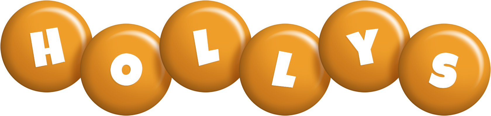Hollys candy-orange logo