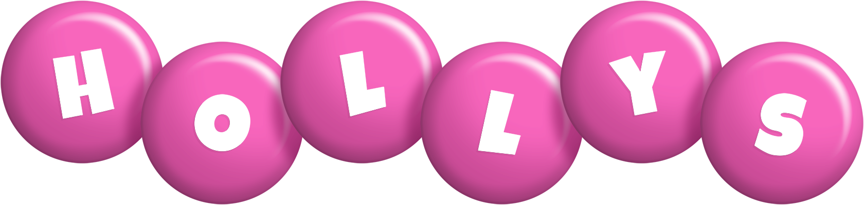 Hollys candy-pink logo