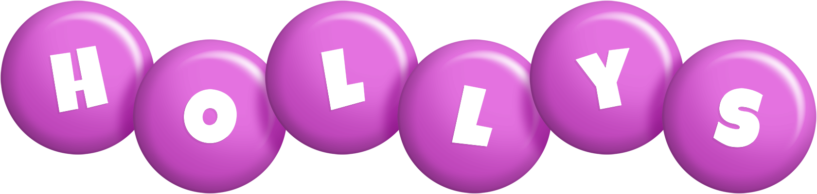 Hollys candy-purple logo