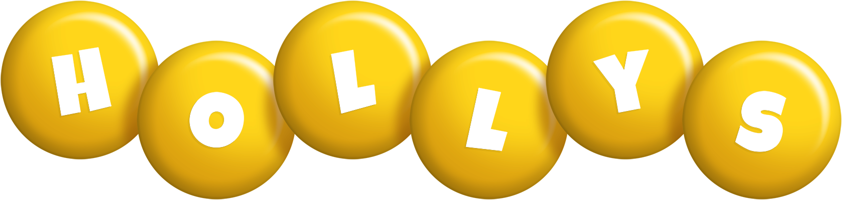 Hollys candy-yellow logo
